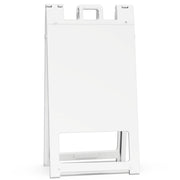 Plasticade 145 Squarecade Sign Stand, 25" Wide - White