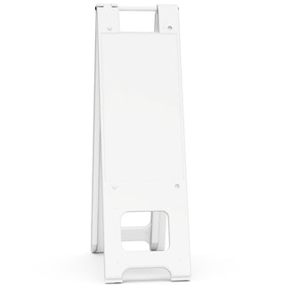 Plasticade 150 Narrowcade Sign Stand, 13" Wide - White