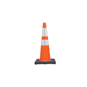 Cortina 03-500 PVC Traffic Cone, 13 1/2" x 13 1/2", Orange - 03-500-10