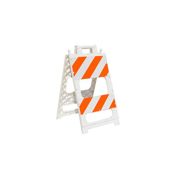 Cortina 97-01 PLASTX Plastic Barricade, 24 1/2" Wide - Diamond-Grade