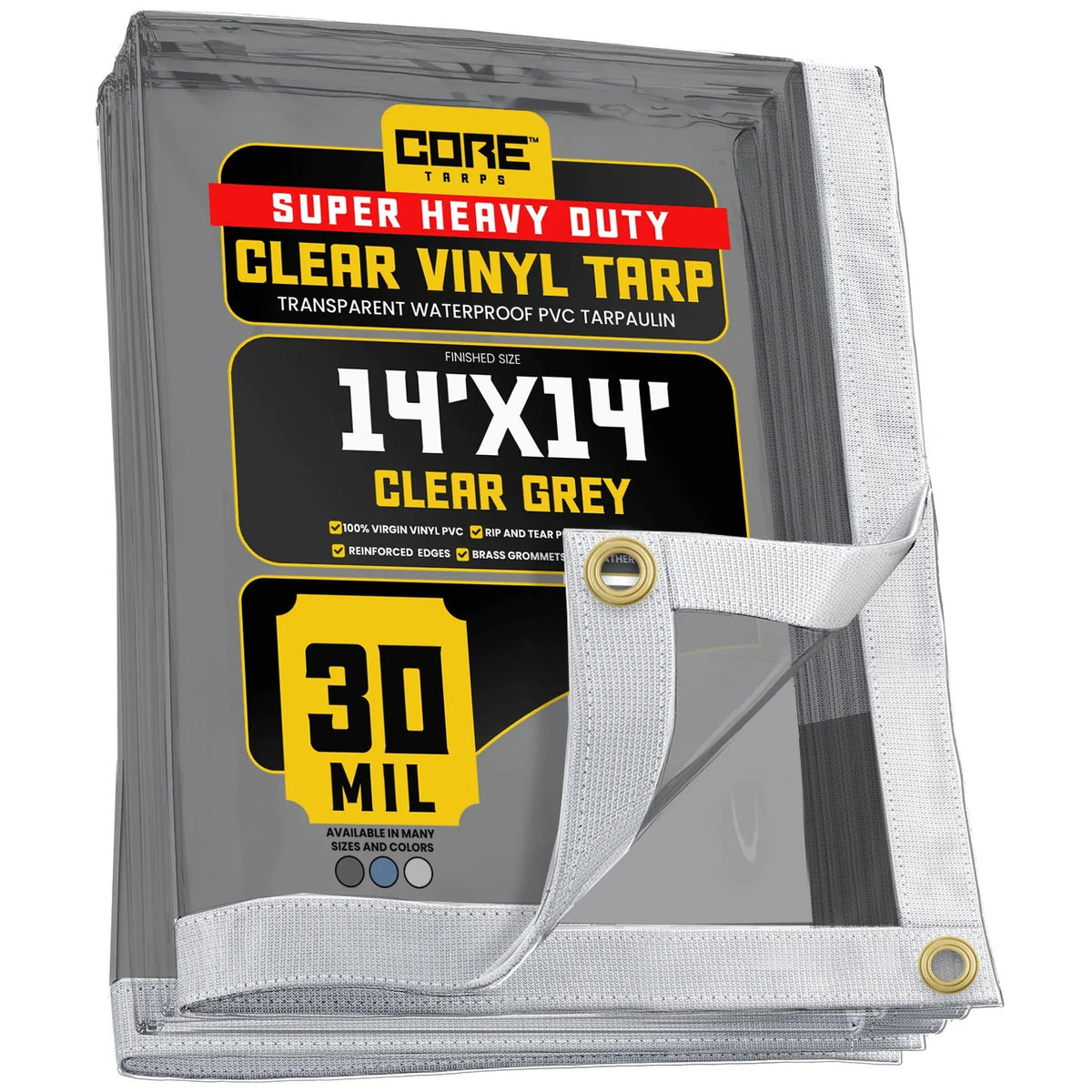 Core Tarps CT-202 Vinyl Tarp - 14' x 14'