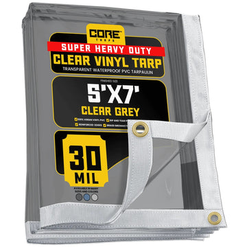 Core Tarps CT-202 Vinyl Tarp - 5' x 7'
