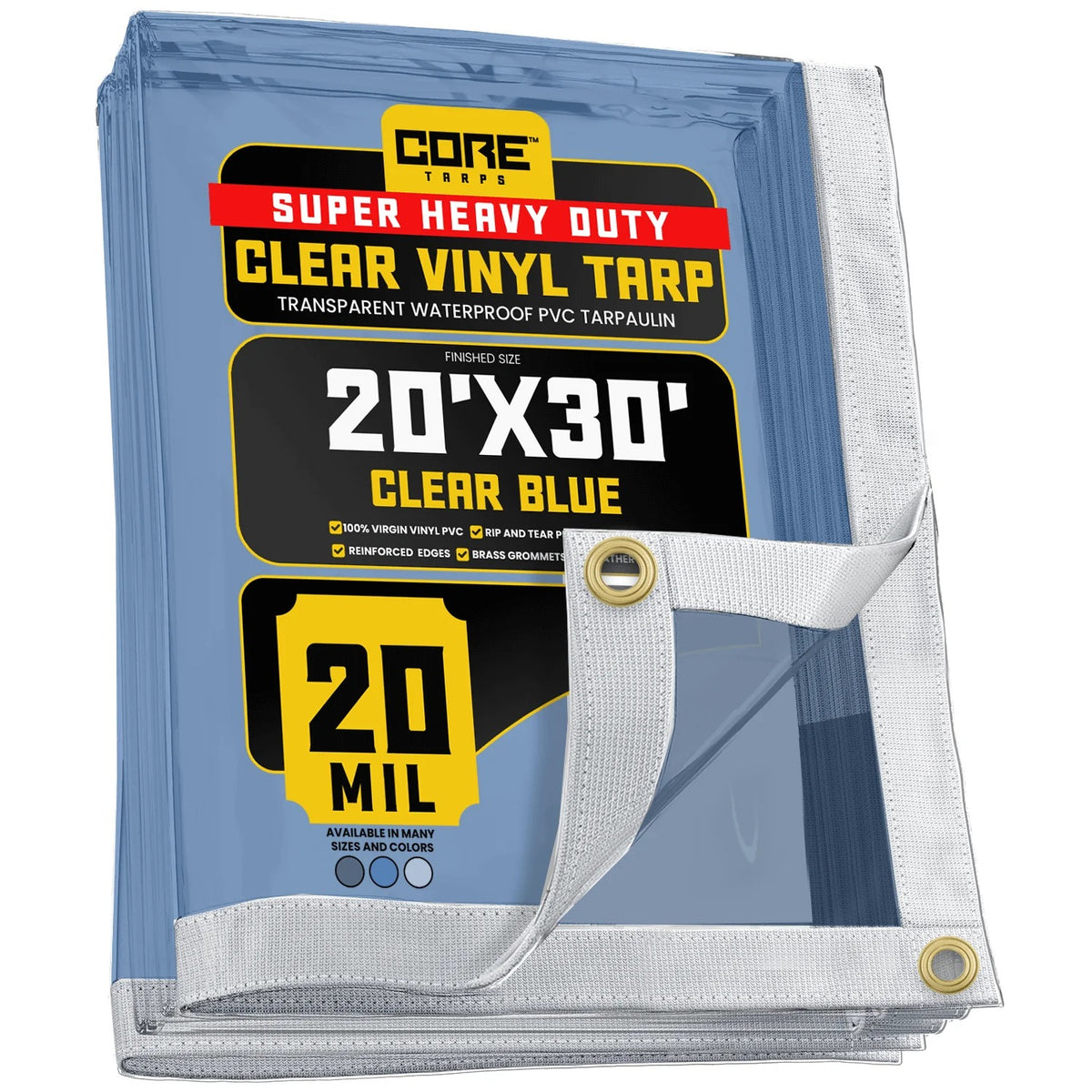 Core Tarps CT-103 Vinyl Tarp - 20' x 30'