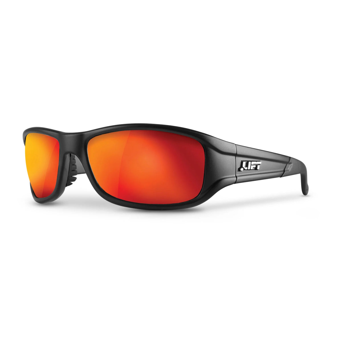 Lift Safety EAS Safety Glass, M, Black - Red Revo