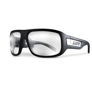Lift Safety EBD Safety Glass, L, Black - Clear