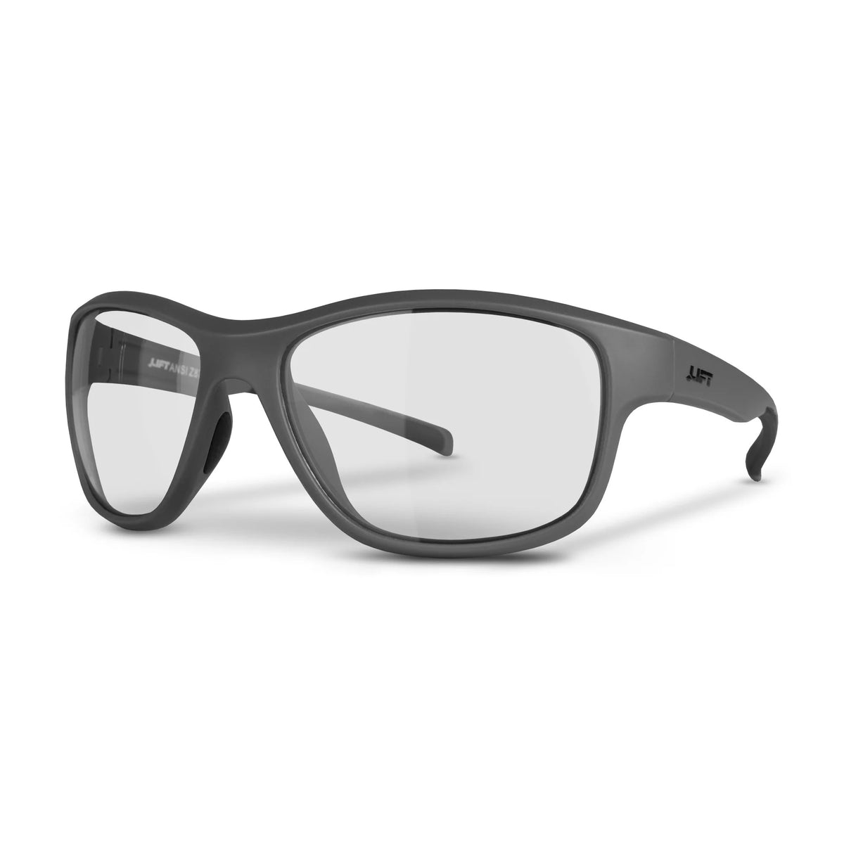 Lift Safety EDE Safety Glass, L M, Gray - Clear