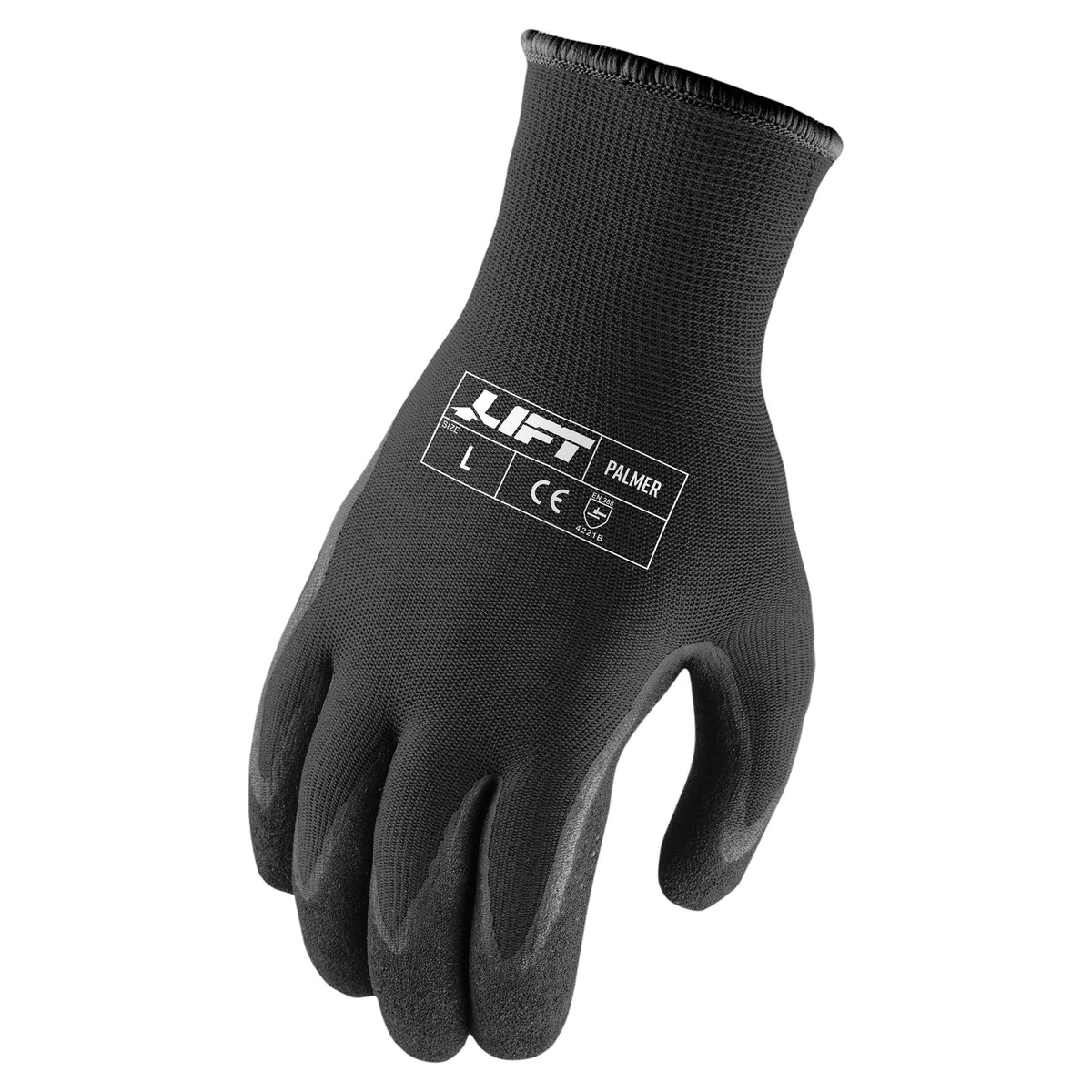 Lift Safety GPW Polyester Glove, Black - 2XL
