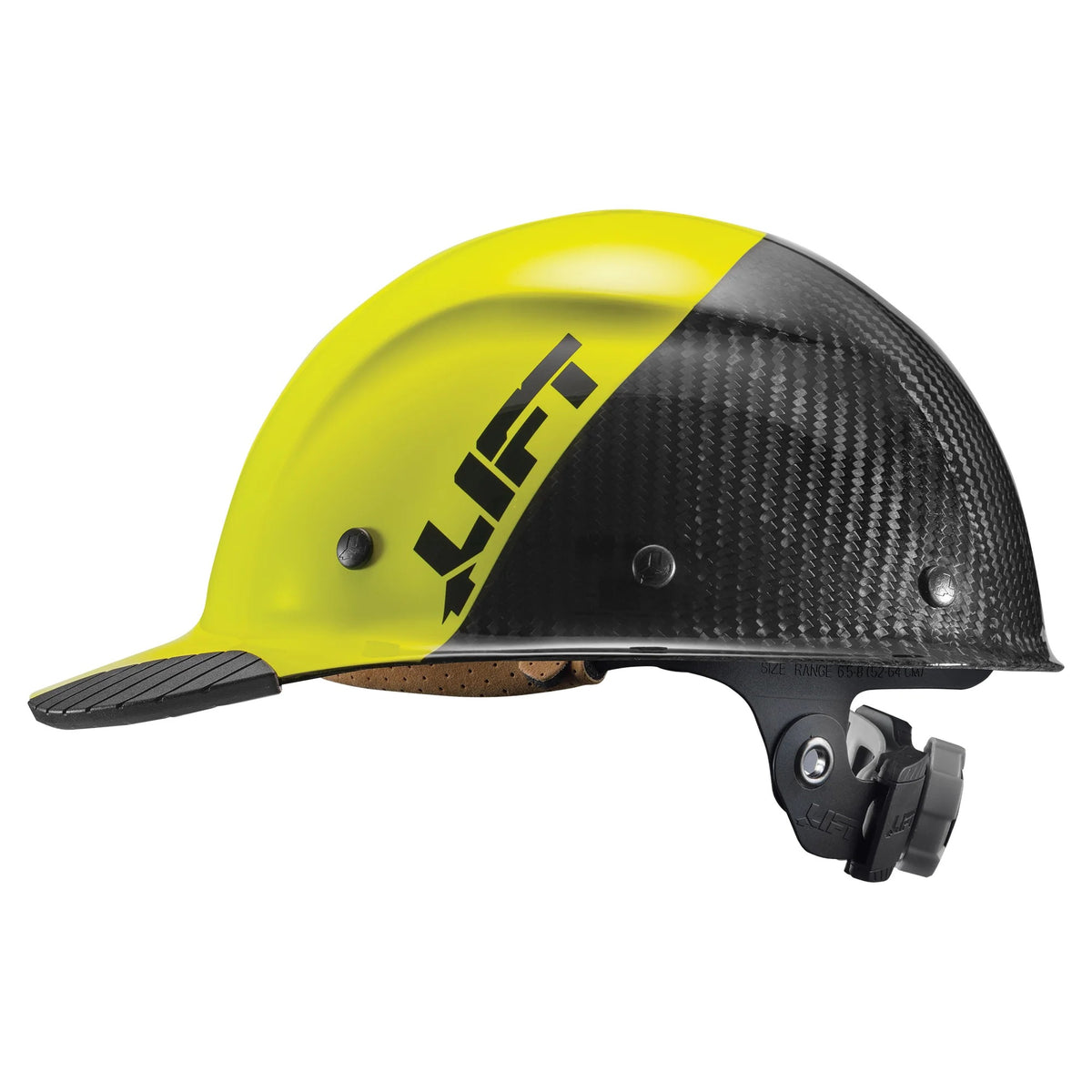 Lift Safety HDC50C Hard Hat, One Size Fits Most - Black Yellow
