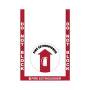 Superior Mark Floor Sign Kit, 24" x 36" - Rubber