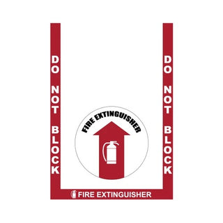 Superior Mark Floor Sign Kit, 24" x 36" - Rubber