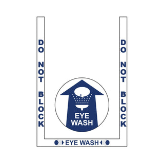 Superior Mark Floor Sign Kit, 24" x 36" - Rubber
