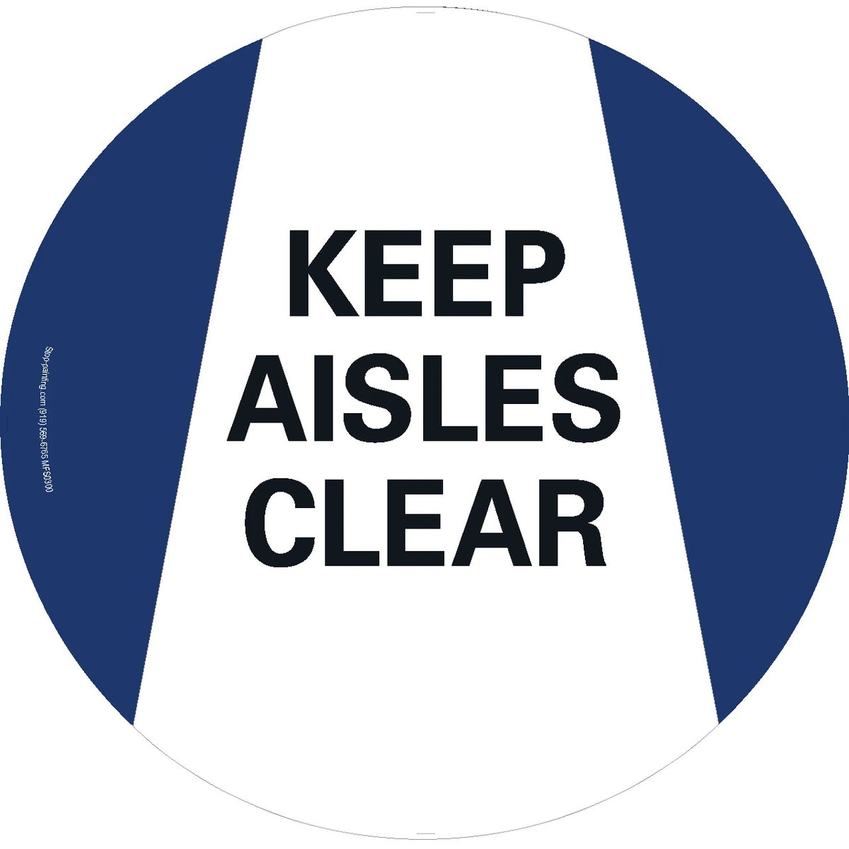 Superior Mark Floor Sign, 17 1/2" Diameter - Default Title