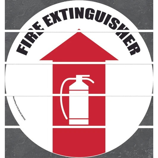 Superior Mark Fire Safety Sign, 17 1/2" Diameter - photo 2