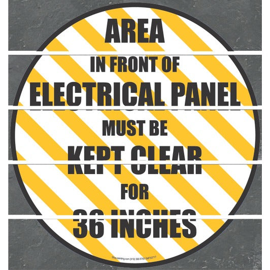 Superior Mark Floor Sign, 17 1/2" Diameter - photo 2