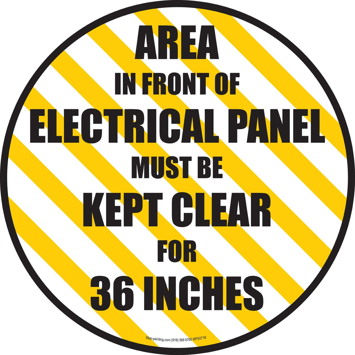 Superior Mark Floor Sign, 17 1/2" Diameter - Default Title