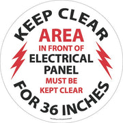 Superior Mark Floor Sign - Black Red
