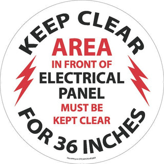 Superior Mark Floor Sign - Black Red