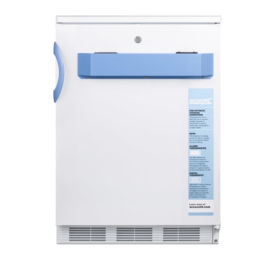 Summit Appliance FF7LWBIMED2 Stainless Steel Refrigerator, 5.5 cu. ft., 115V - Default Title