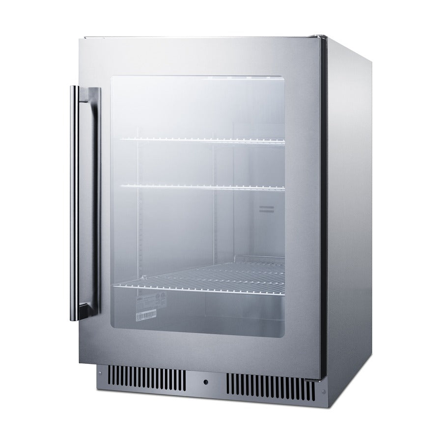 Summit Appliance SCR611GLOS Undercounter Refrigerator, 5 cu. ft., 115V - Default Title