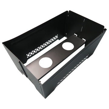 Chef Master 90253 Stainless Steel Wind Guard, 20 7/8" x 20 1/2", Black - Default Title