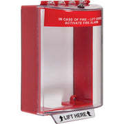 Safety Technology International, Inc. STI Polycarbonate Cover, 5 3/8" Wide - Clear Red