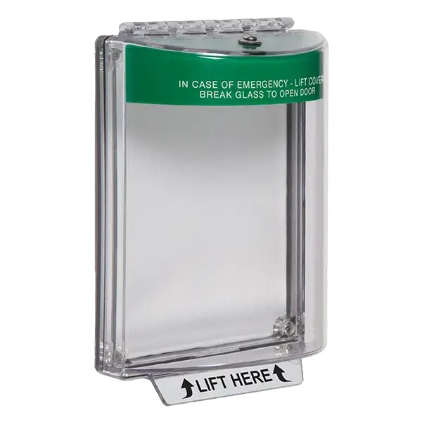 Safety Technology International, Inc. STI Polycarbonate Cover, 5 7/16" Wide, Clear - 1 15/16"