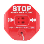 Safety Technology International, Inc. STI-6200 Polycarbonate Alarm, 5 3/8" Wide, Red - Default Title