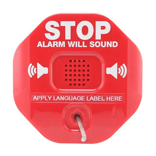 Safety Technology International, Inc. STI-6200 Polycarbonate Alarm, 5 3/8" Wide, Red - Default Title