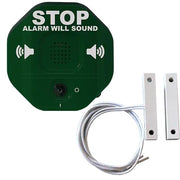 Safety Technology International, Inc. STI Polycarbonate Exit Door Alarm, 5 3/8" Wide, Red - STI-6402