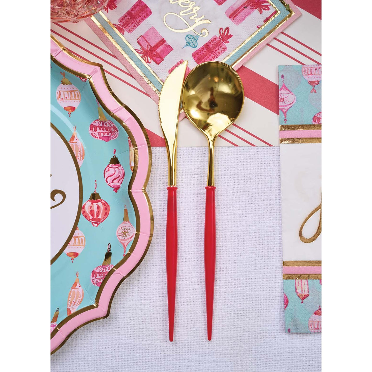 Sophistiplate BF24 Bella Gold Plastic Cutlery, 8" Long, 288/Case - photo 2
