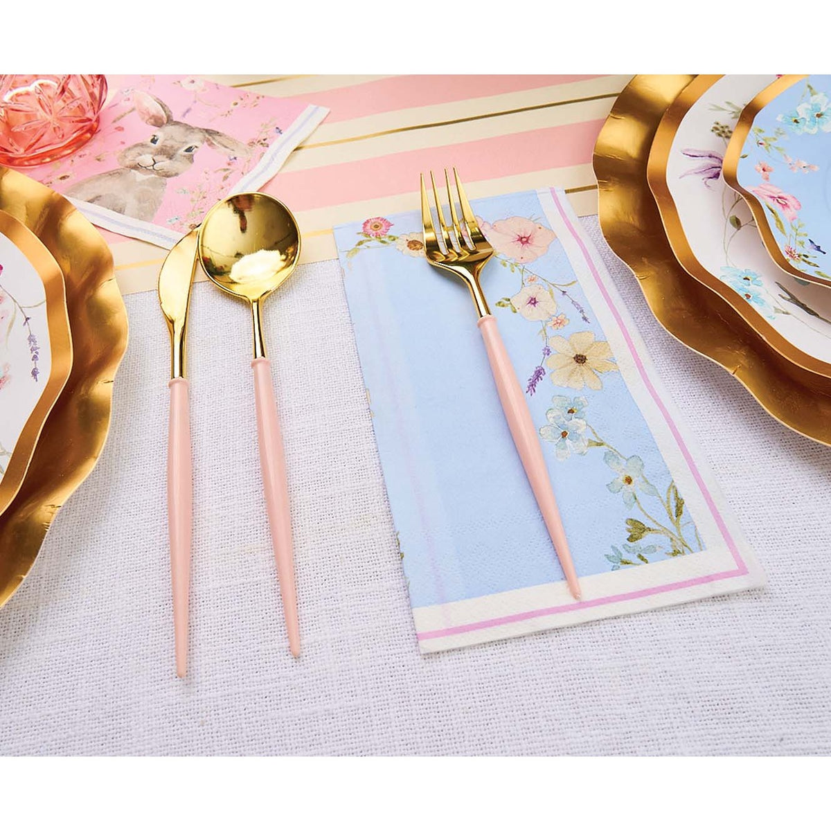 Sophistiplate BF24 Bella Gold Plastic Cutlery, 8" Long, 288/Case - photo 4