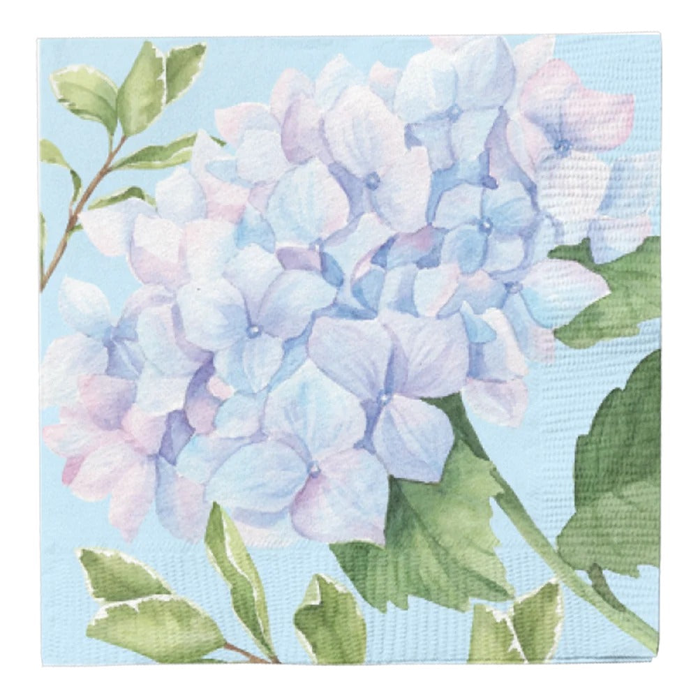 Sophistiplate NPKC Paper Napkin, Blue, 240/Case - Hydrangeas