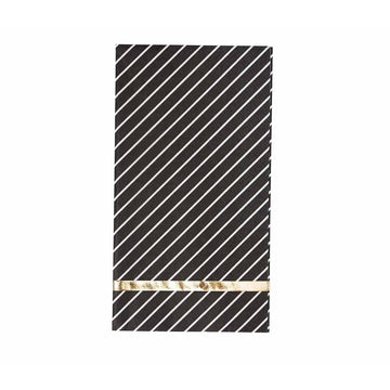 Sophistiplate NPKG Paper Guest Towel, 240/Case - Black