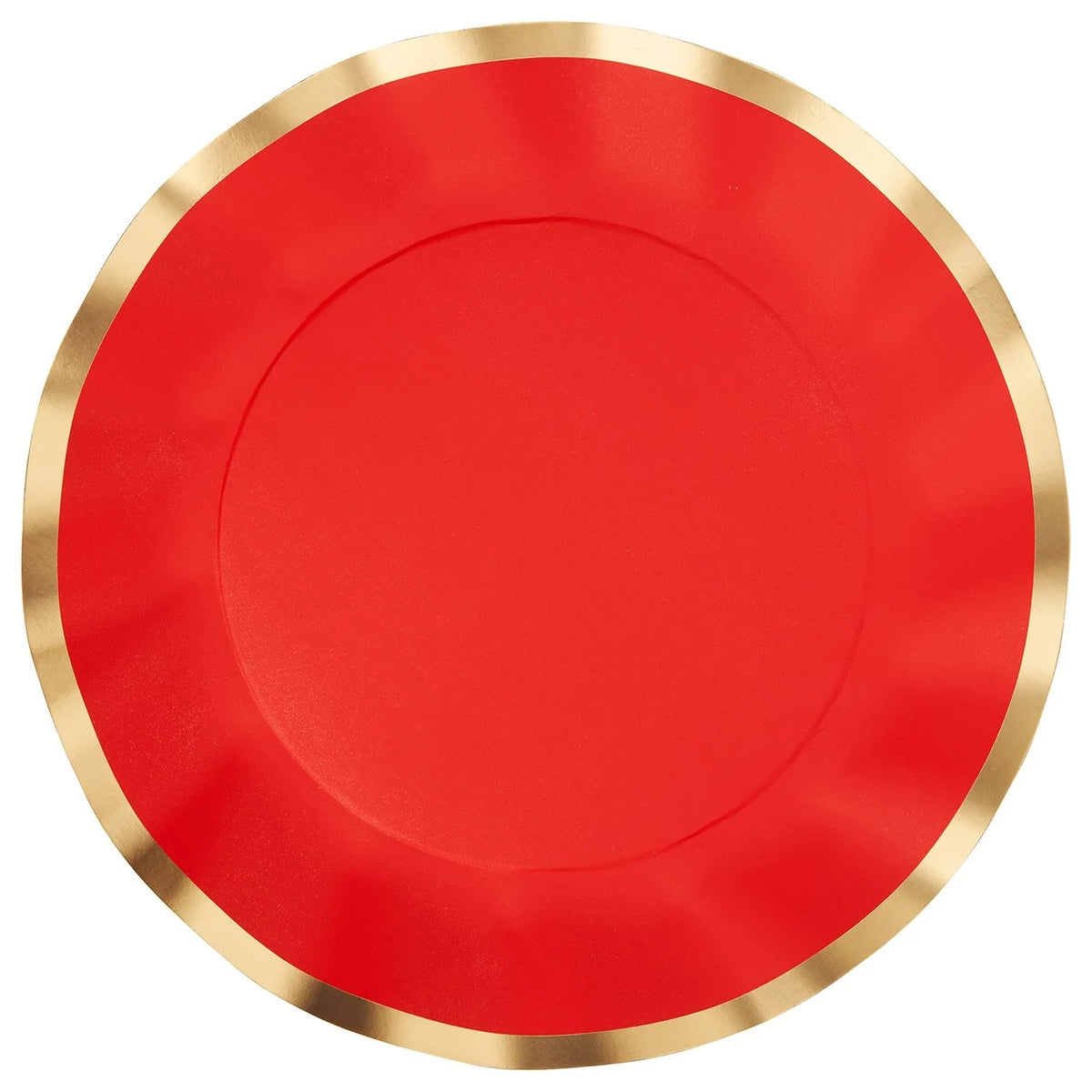 Sophistiplate WDP Coated Paper Plate, 10 1/2" Diameter, 96/Case - Scarlet