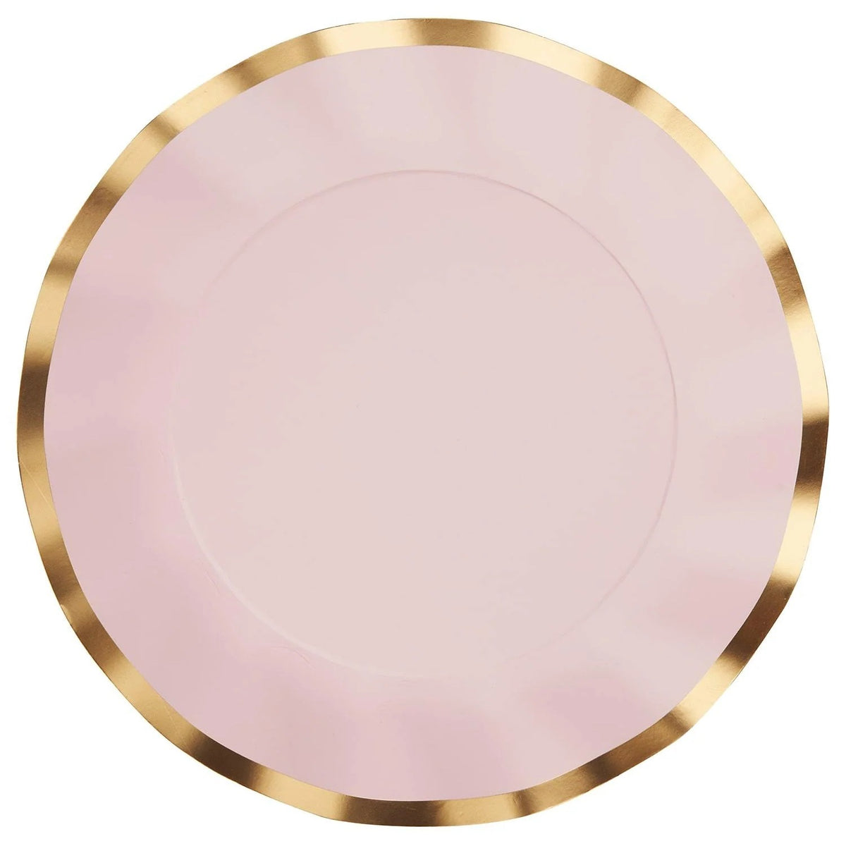 Sophistiplate WDP Coated Paper Plate, 10 1/2" Diameter, 96/Case - Blush