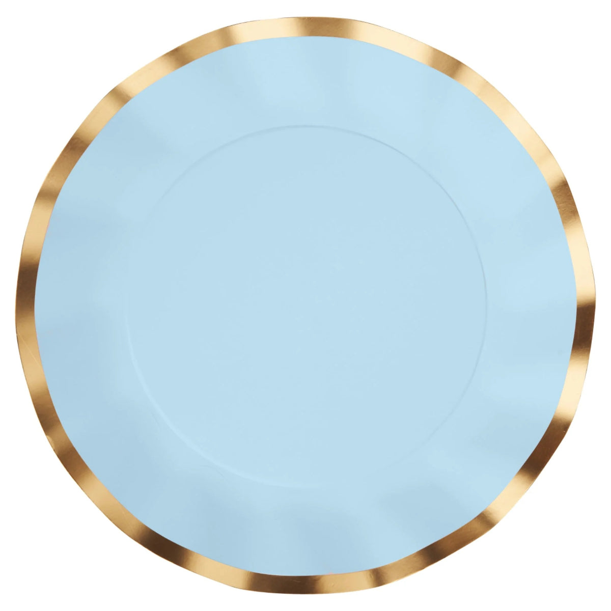 Sophistiplate WDP Coated Paper Plate, 10 1/2" Diameter, 96/Case - Sky Blue