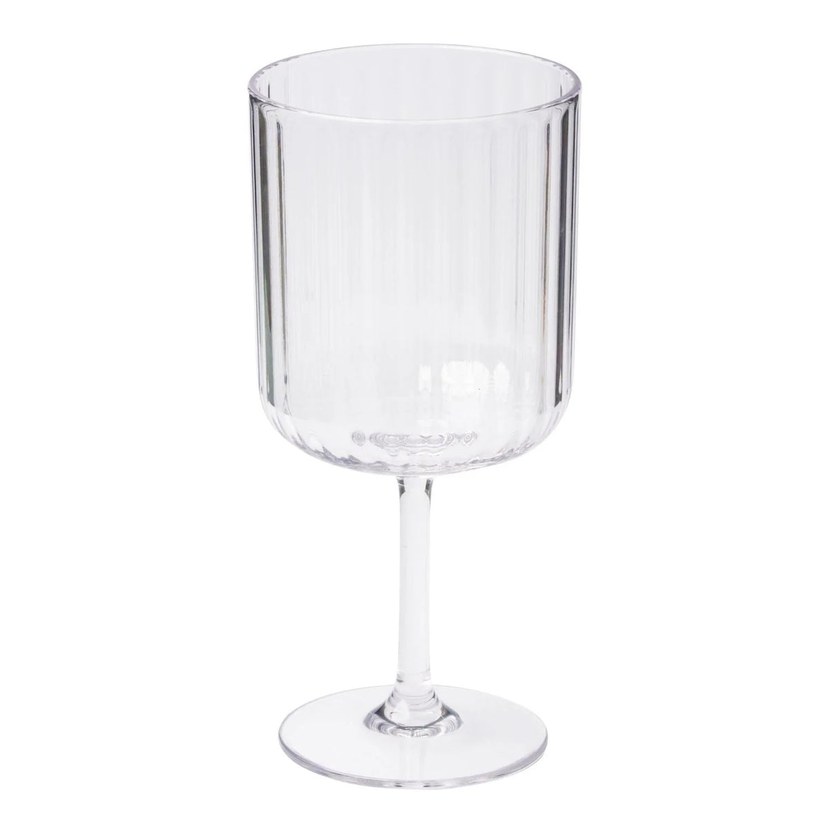 Sophistiplate WMS Modern SAN Plastic Wine Glass, 17 oz., 24/Case - Clear