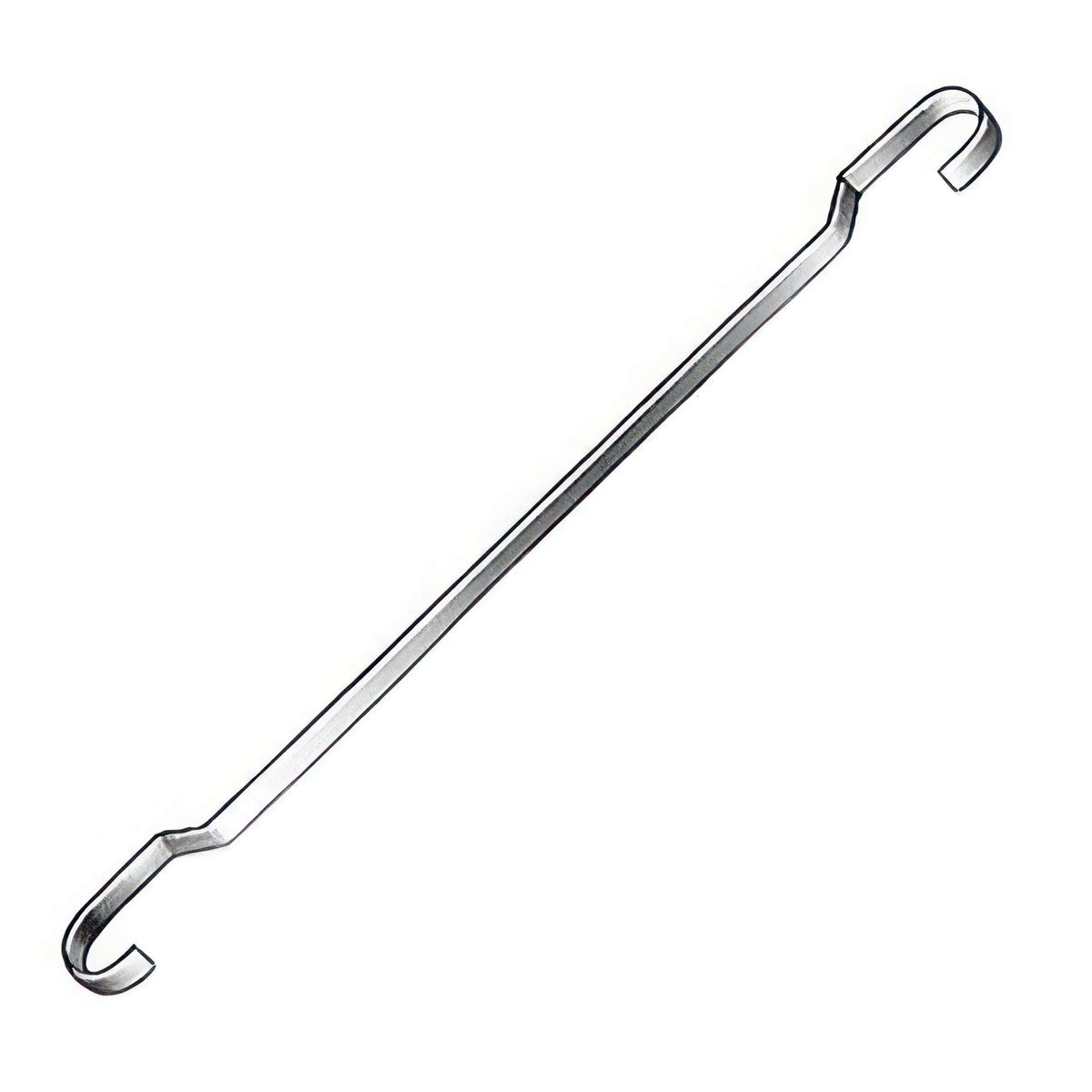 Lakeside Stainless Steel Adapter Bar, Silver - 16 1/4"
