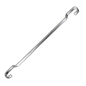 Lakeside Stainless Steel Adapter Bar, Silver - 16 1/4"