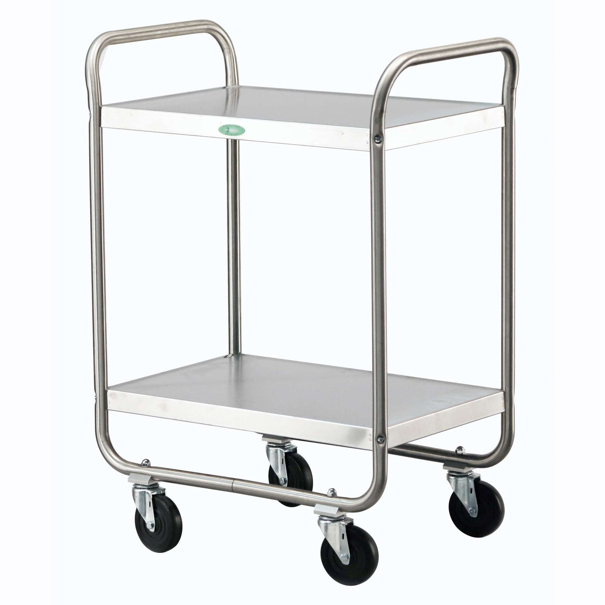Lakeside Utility Cart, 35 3/4" High, Silver - 27"