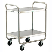 Lakeside Utility Cart, 35 3/4" High, Silver - 30"
