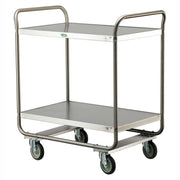 Lakeside Utility Cart, 35 3/4" High, Silver - 36"