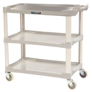 Lakeside 2501 Plastic Utility Cart, 18 1/2" x 36", Gray - photo 2