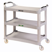 Lakeside 2510 Plastic Utility Cart, 20" x 42", Gray - Default Title