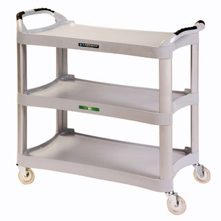 Lakeside 2510 Plastic Utility Cart, 20" x 42", Gray - Default Title