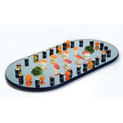 Geneva Glass Display Tray, 1/4" High, Silver - 36"