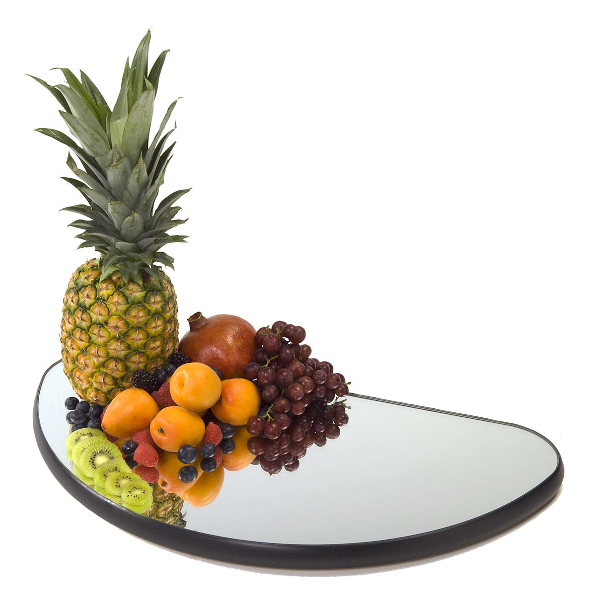 Geneva Glass Display Tray, 1/4" High, Silver - 24"