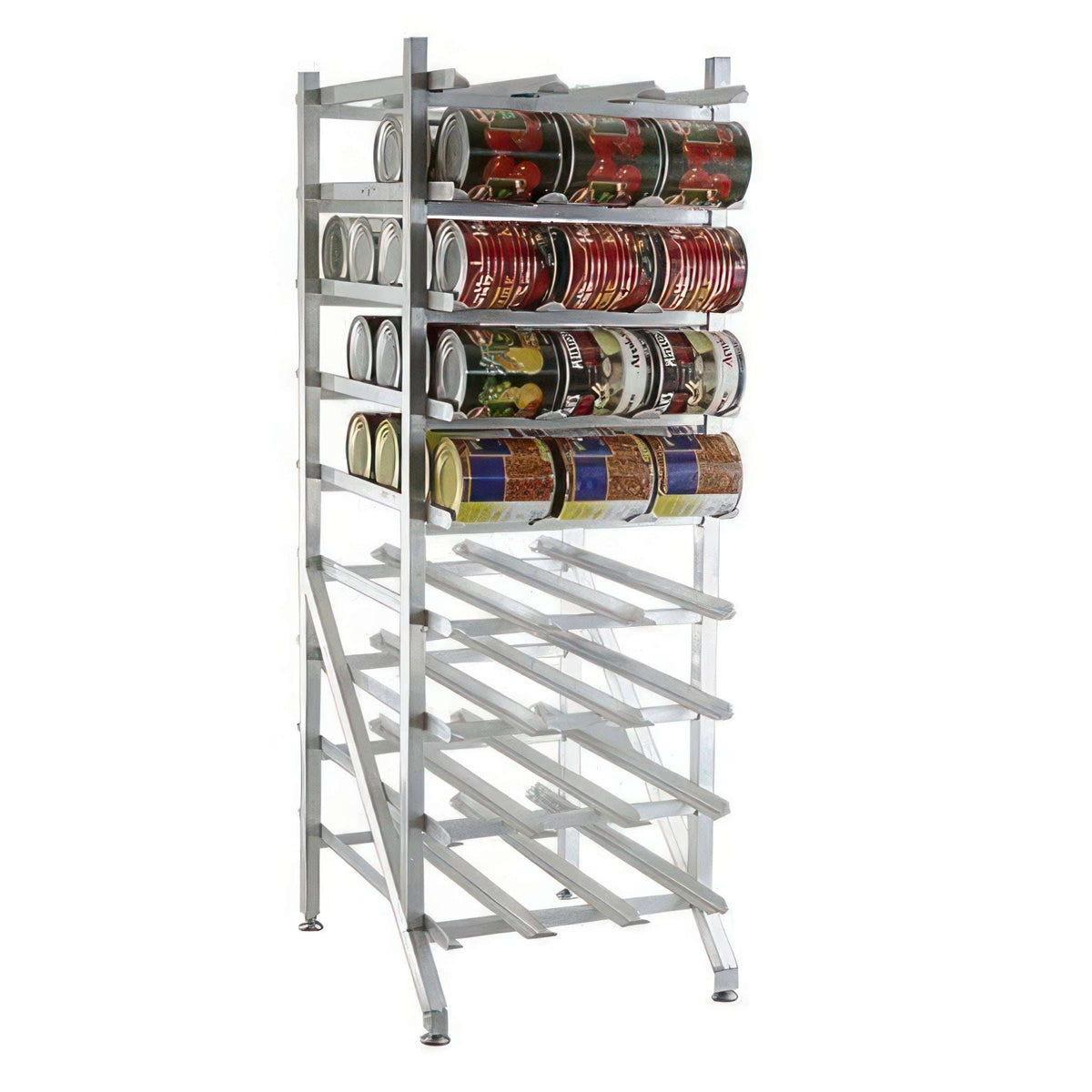 Lakeside Aluminum Can Rack, Full Size - 162 #10 Cans 216 #5 Cans