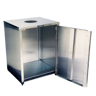 Lakeside Stainless Steel Waste Station, 35 gal. - 3310