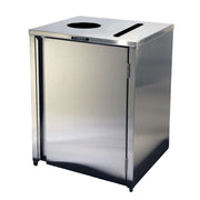 Lakeside Stainless Steel Recycle Station, 46 gal. - Recycle